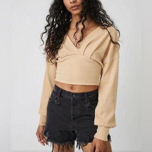 Free People All Nighter Long Sleeve Top